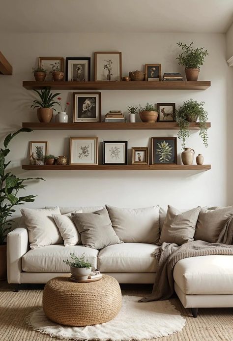 Couch Wall Decor, Living Room Wall Decor Ideas, Room Wall Decor Ideas, Living Room Decor Inspiration, Living Room Partition, Living Room Partition Design, Simple Living Room, Partition Design, Room Partition