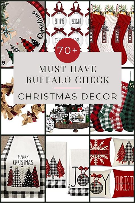 Buffalo Check Christmas Decor, Buffalo Check Christmas, Beautiful Farmhouse, Homemade Yogurt, Christmas Wonderland, Christmas 2024, Buffalo Check, Farmhouse Christmas, Repurpose