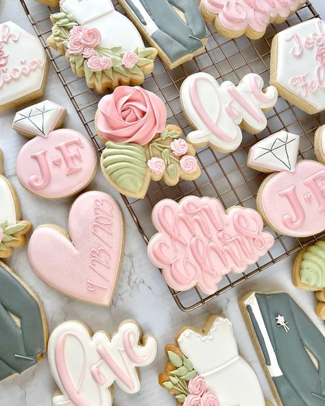 Soft pink wedding shower 🤍... - Maddie Bakes Cookies Pink Bridal Shower Cookies, Soft Pink Wedding, Bridal Shower Cookies, Pink Bridal Shower, Pink Bridal, Wedding Cookies, Bridal Shower Theme, No Bake Cookies, Pink Wedding