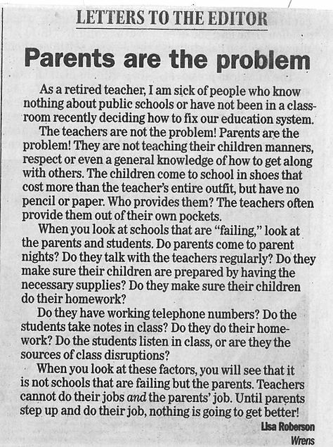 Retired Teacher, Letter To Teacher, Teaching Quotes, Letter To Parents, Teacher Retirement, Letter To The Editor, Newspaper Article, Teacher Quotes, Education System