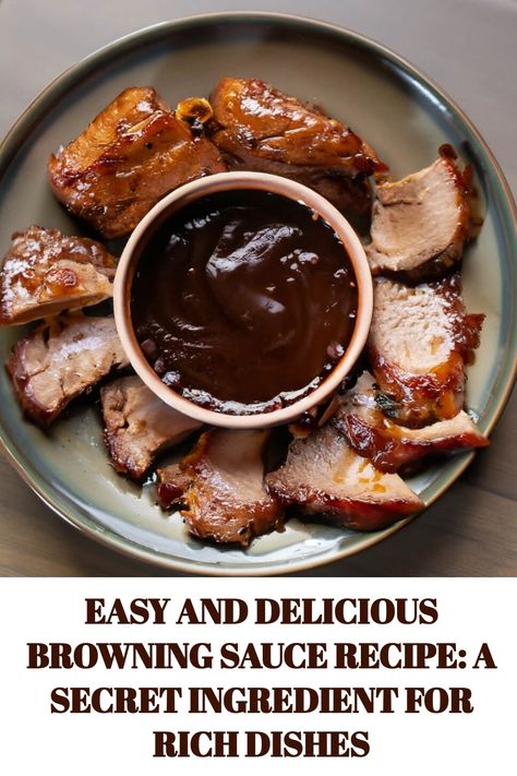 Browning Sauce Recipe Chinese Brown Sauce Recipe, Browning Sauce Recipe, Browning Sauce, Chinese Brown Sauce, Recipes Jamaican, Jamaican Cuisine, Jamaican Dishes, Brown Sauce, Caramelized Sugar