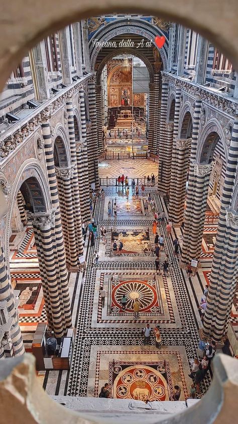 Siena Cathedral, Siena Italy, Cathedral Architecture, Under The Tuscan Sun, Italy Tours, Ancient Architecture, Place Of Worship, Historical Architecture, Beautiful Buildings