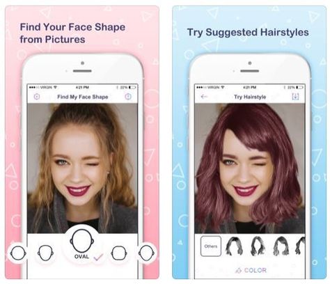 Know the Best Hairstyles for Your Face Shape With These Apps Try On Hairstyles App Free, Face Shape Finder, Virtual Hairstyles Free, Tresemme Keratin Smooth, Fun Apps, Hairstyle App, Virtual Hairstyles, Chic Short Hair, Bold Hair Color