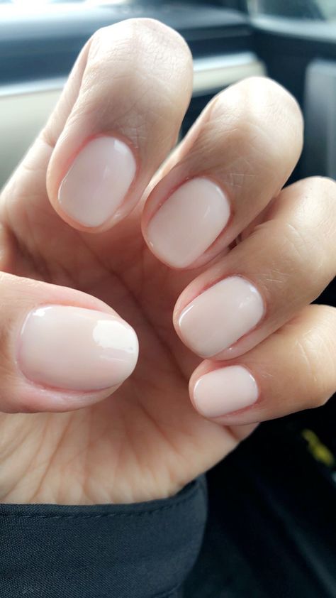 Natural nails~Opi Gel Polish Funny Bunny Best White Nail Polish, Nail Shapes Squoval, Stars Nails, Chic Nail Art, Nails Opi, Bunny Nails, Natural Nail Polish, Her Nails, Funny Bunny