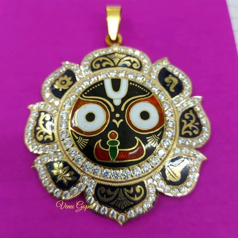 Lord Jagganath, Jagannath Jewellery, Jagannath Mahaprasad, Jagganath Lord Puri, Jagannath Baladeva Subhadra, Gayatri Devi, Gold Locket, God Illustrations, Gold Jewellery Design