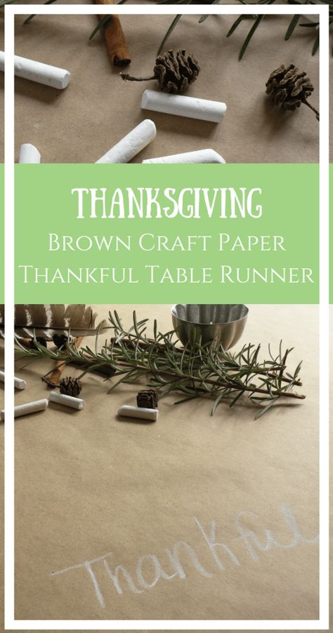 Homemade Thanksgiving Table Runner, Craft Paper Tablecloth Thanksgiving, Brown Paper Table Cloth Ideas, Thanksgiving Kraft Paper Table, Thanksgiving Paper Tablecloth, Brown Paper Table Runner Thanksgiving, Thanksgiving Table With Brown Paper, Brown Craft Paper Tablescape, Thanksgiving Table With Butcher Paper