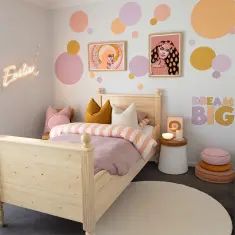 Unique Gift Ideas | Personalised Gifts | Hardtofind Girls Retro Bedroom, Childs Bedroom Ideas, Custom Wall Decals, Cubby House, Kids Bedroom Inspiration, Shop Sign, Girl’s Room, Toddler Bedrooms, Big Girl Rooms