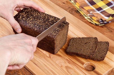 Russian Rye Bread Recipe, Black Russian Bread, Russian Black Bread Recipe, Black Bread Recipe, Anadama Bread, Black Bread, Molasses Recipes, Rye Bread Recipes, Gourmet Soup