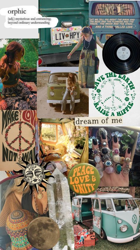 #hippiechick #hippievibes #hippiemoodboard #hippieaesthetic #aesthetic #moodboard Hippie Life Aesthetic, Hippie Vibes Wallpaper, Boho Moodboard, Hippie Vibes Aesthetic, Granola Vibes, Hippie Mood Board, Hippy Aesthetic, Cute Wallpapers Aesthetic, Hippie Aesthetic