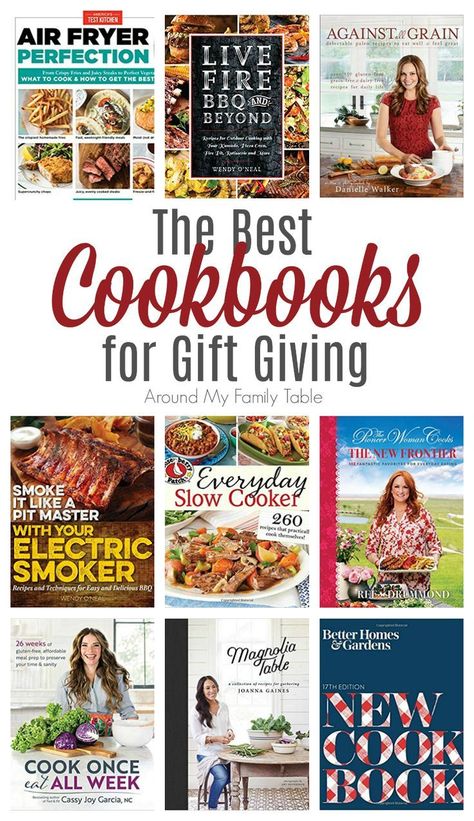 Giving a cookbook as a gift is such a thoughtful gift since it's super personal. Whether you give a book for food that you love or pick out something you think your loved one will love, these are my recommendations for the Best Cookbooks to Gift. Dairy Free Christmas Recipes, Gluten Free Christmas Recipes, Ketogenic Desserts, Cooking Photos, Christmas Recipes Easy, Christmas Desserts Easy, Gluten Free Christmas, Best Cookbooks, Kitchen Cookbook