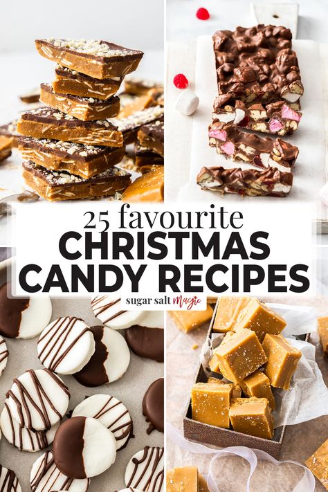 Best Christmas Candy, Cane Decorations, Chocolate Caramel Slice, Christmas Candy Homemade, Candy Cane Decorations, Fudge Recipes Chocolate, Salted Caramel Fudge, Believe Christmas, Candy Recipes Homemade