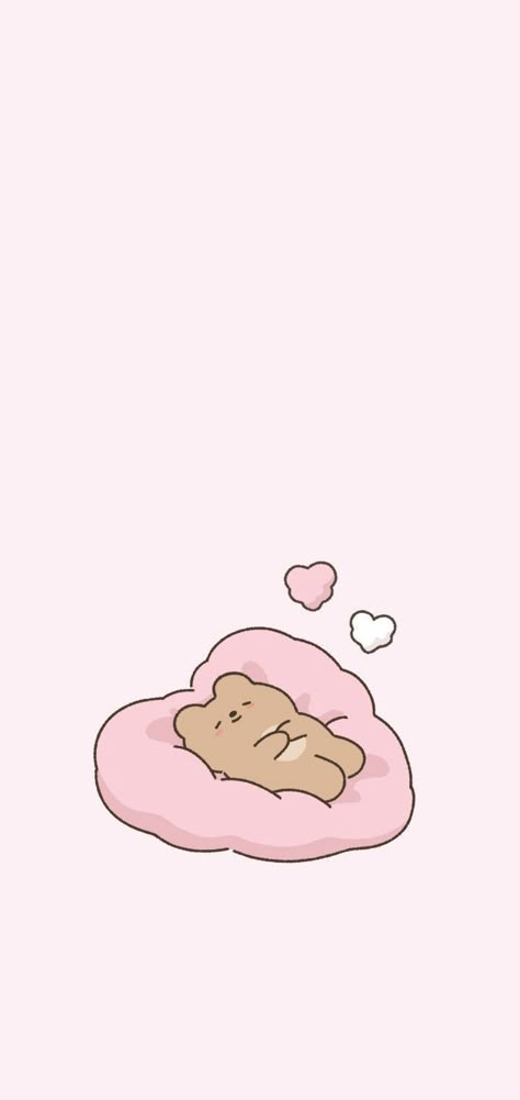 Cute Teddy Wallpaper, Teddy Wallpaper, Cute Teddy, Follow For More, Pastel, Wallpapers, Pink