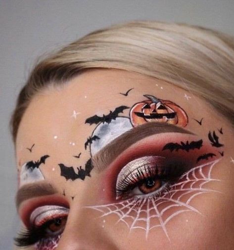 Hallowen Schminke, Спонж Beauty Blender, Makeup Zombie, Halloween Makeup Look, Halloween Make-up Looks, Halloweenský Makeup, Maquillage Yeux Cut Crease, Holloween Makeup, Cute Halloween Makeup