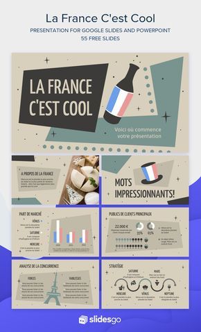 Prepare a marketing campaign to boost tourism in France and use this editable Google Slides and PowerPoint template to explain it! Cool Google Slides, Ppt Ideas, Presentation Slides Design, Powerpoint Slide Designs, Slides Design, Power Points, Powerpoint Background Design, Powerpoint Presentation Design, Ppt Design