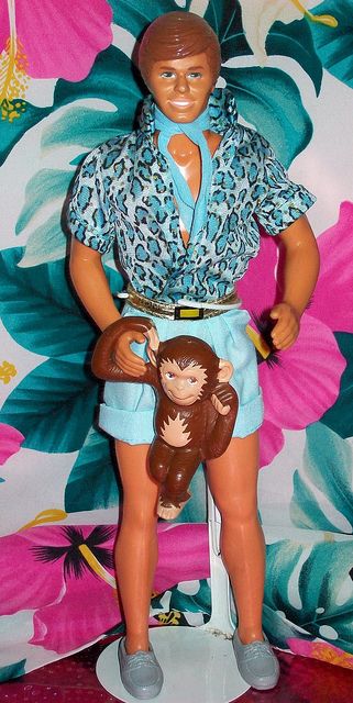 Animal Lovin Ken® Doll Ken Doll 90s, Ken Aesthetic Outfit, Ken Doll Fashion, Ken Outfits Barbie Dolls, Ken Doll Costume, Ken Doll Outfits, Ken From Barbie, 1980s Barbie Dolls, Ken Costume