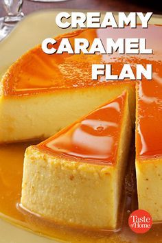 Flan Recipe Easy, Pudding Recept, Flan Recipes, Caramel Cakes, Flan Dessert, Caramel Flan, Flan Cake, Custard Desserts, Boricua Recipes