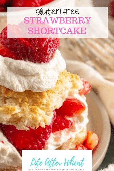 Gf Shortcake Recipe, Gluten Free Shortcakes, Gluten Free Shortbread Biscuits, Gluten Free Dairy Free Strawberry Shortcake, Gluten Free Strawberry Shortcake Recipe, Gf Strawberry Shortcake, Shortcake Biscuits Recipe, Gluten Free Shortcake Recipe, Gluten Free Shortcake