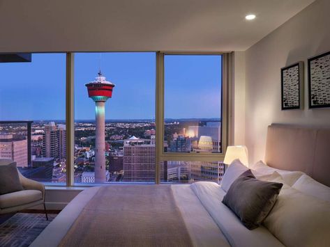 The Residences at TELUS Sky at 655 Centre St Sw, Calgary, AB T2G 1S6 - Apartment Rental | PadMapper Calgary Apartments, Apartment Hunting, Apartment View, Apartment Rental, One Million, Perfect Home, Pinterest Board, Luxury Apartments, House Inspo