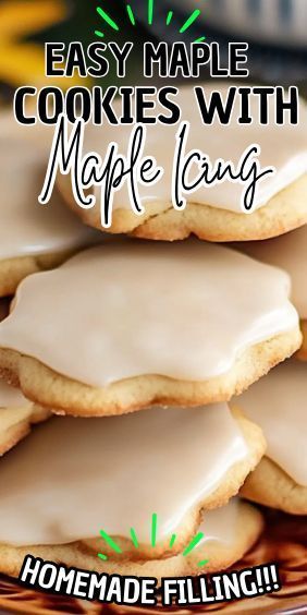 If you’re a fan of all things maple, you’re in for a treat with these Maple Cookies With Maple Icing. These cookies are soft, chewy, and bursting with the rich,… Boiled Cookies, Homemade Chocolate Chip Cookies Recipe, Maple Icing, Peach Pound Cakes, Maple Cookies, Maple Frosting, Fall Recipes Pumpkin, Soft Sugar Cookies, Cookie Icing