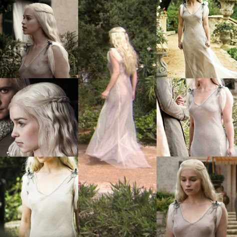 Raya The Last Dragon, Daenys The Dreamer, Daenerys Targaryen Hair, Daenerys Targaryen Aesthetic, Daenerys Targaryen Outfits, Westeros Fashion, Targaryen Hair, Daenerys Targaryen Dress, Game Of Thrones Outfits