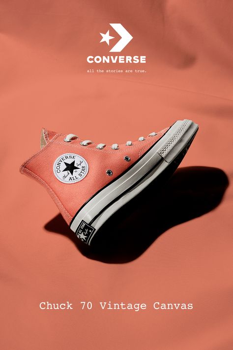 Chuck 70 Vintage Canvas Converse Photography, Converse Ideas, Shoe Advertising, Shoe Poster, Shoes Fashion Photography, All Star Sneakers, Creative Shoes, Shoes Ads, Shoes Photography