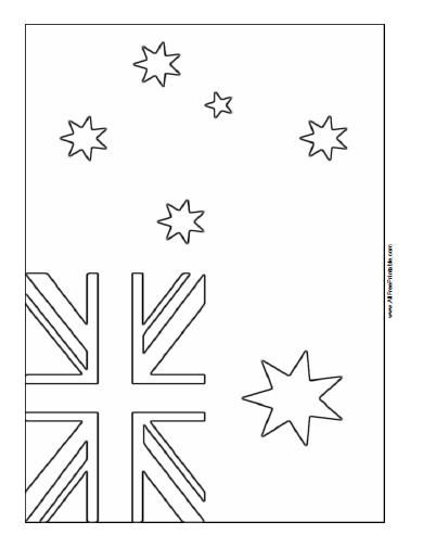 Free Printable Australia Flag Coloring Page Australia Art Projects For Kids, Australia Activities For Kids, Australia Crafts For Kids, Australia Coloring Pages, Australia Preschool, Australia Worksheet, Australia Map Outline, Australia For Kids, Australia Crafts