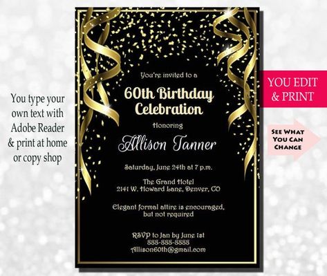 Wed, 28,Aug 2019 Zuider Park @ 19:00 Birthday Invitation Sample, Invitation 60th Birthday, Happy Birthday Invitation Card, Birthday Party Invitation Wording, 60th Birthday Party Invitations, Invitation Card Birthday, Bday Invitations, 60th Birthday Invitations, Free Printable Birthday Invitations