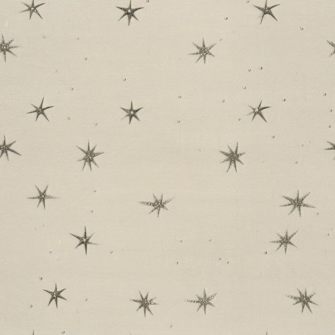 Stella Charme Wallpaper - Painted Paper Ivory Backdrop, Starlit Night, Wallpaper Ceiling, Refined Aesthetic, Star Wallpaper, Big Girl Rooms, Pattern Repeat, Wallpaper Bedroom, Neutral Palette