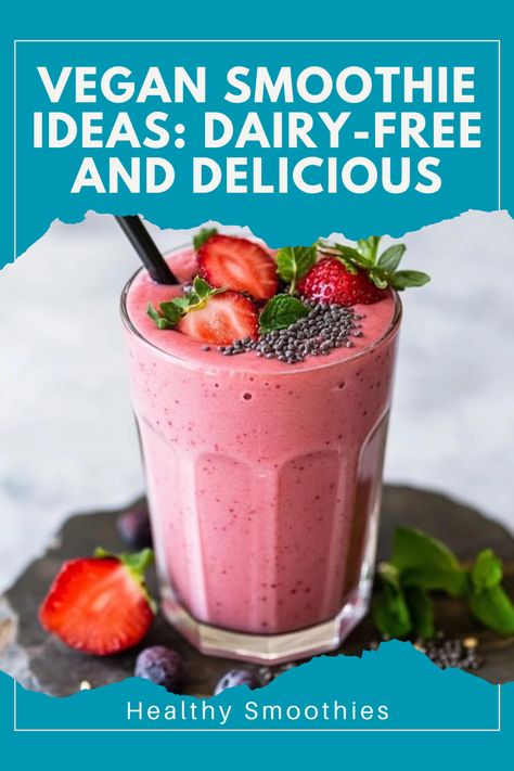 Satisfy your smoothie cravings with these vegan, dairy-free smoothie ideas! Perfect for breakfast or a healthy snack. 🥭 #VeganDrinks #SmoothieInspo #DairyFreeSmoothies #HealthyDrinks Vegan Smoothie Recipes Plant Based, Raw Vegan Smoothie, Vegan Breakfast Smoothie, Plant Based Smoothies, Gluten Free Smoothie, Smoothies Vegan, Vegan Smoothie Recipes, Dairy Free Smoothies, Smoothie Ideas