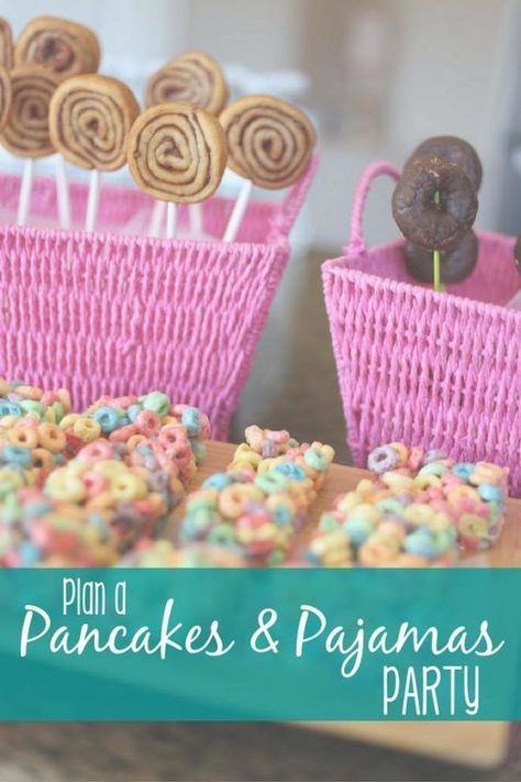 We've got everything you need to throw the perfect Pancakes & Pajamas party. Whether for a classroom, a birthday, or just for fun, you'll be all set!   We've got you covered: - recipes - snack ideas - activities - indoor and outdoor games and crafts - breakfast and pancake picture books - decorations - and so much more! via @Jennifer Kaufman Breakfast Birthday Party, Party Breakfast, Birthday Pancakes, Pajama Birthday Parties, Birthday Breakfast Party, Breakfast Birthday, Pancake Party, Pajamas Party, Pancakes And Pajamas