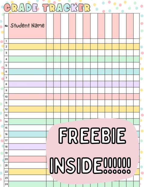 Introducing FaithfulTeacherCo's 2ND Organization Theme for teachers!! This pastel rainbow themed grade book is perfect to keep track of grades or progress!  This is a DIGITAL FILE so you will not receive a physical product.  You will have instant access to the file.  You also will receive a FREE back to School Coloring Page Directions:  When you purchase this item, you will be able to download two files.  The one is a thank you note.  This has the link to the grade book template on Canva.  Canva Grade Book Printable, Grade Book Template, Teacher Grade Book, Resource Teacher, Grade Tracker, School Coloring Pages, 5th Grade Classroom, Back To School Crafts, New Teacher