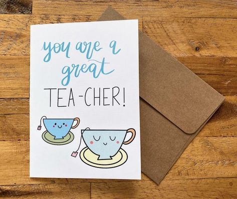 Valentines Text, Teachers Day Card Design, Teacher's Day Card Ideas, Teachers Day Drawing, Teacher Birthday Card, Clever Valentines, Greeting Cards For Teachers, Happy Teachers Day Card, Cards Diy Easy