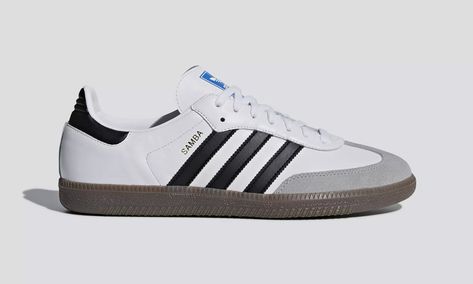 Original-adidas-Samba-Is-Back-1 Samba Og Shoes, Foil Embossing, Adidas Og, Original Adidas, Paris Fashion Week Men, Adidas Samba Og, Indoor Soccer, Adidas Spezial, Athletic Gear