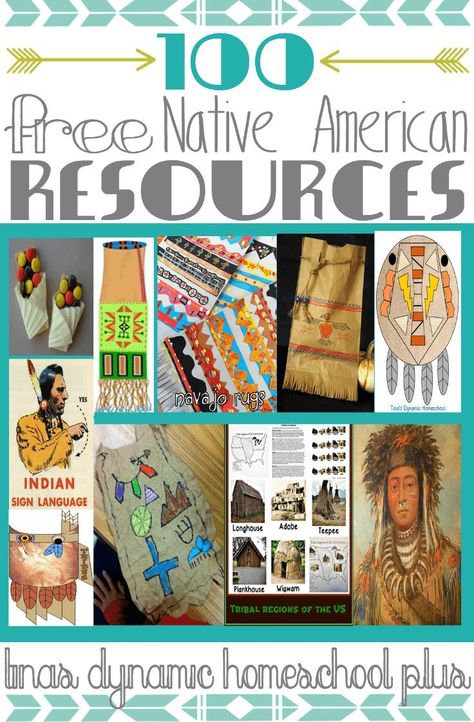 100 Free Native American Resources. From arts & crafts to free printables to teaching guides...great resource for your unit study! American History Crafts, Native American Lessons, Indian Sign Language, History Crafts, Native American Projects, Native Americans Unit, Native American Studies, Homeschool Social Studies, Native American Heritage Month