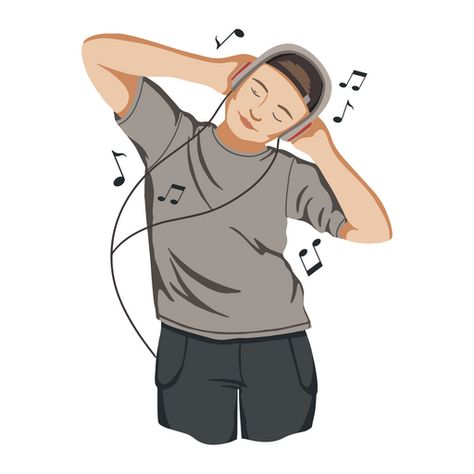 Young boy listening to music PNG Design Boy Listening To Music, Music Png, Create T Shirt, Png Design, Listening To Music, Svg Design, Png Image, Tshirts Online, T Shirt Design