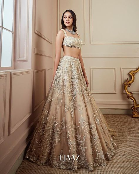 Ejaaz Couture on Instagram: “Past poised, present perfect, future fascination in our champagne nude lehenga Shop with us: ⚜️at our Flagship Store : D 33, First Floor,…” Ejaazcouture Lehenga, Nude Lehenga, Couture Lehenga, Ejaaz Couture, Beige Lehenga, Woman In Love, Bridesmaid Saree, Indian Bride Outfits, Present Perfect