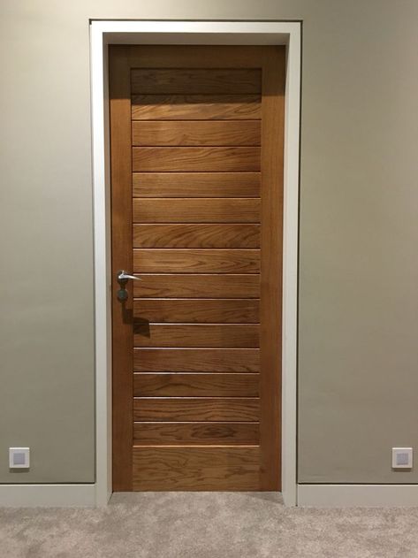 Interwood Doors, Flush Architrave, Solid Wood Door Design Modern, Door Architrave Ideas, Flush Door Design Modern, Bedroom Wooden Door, Vented Door, Solid Wooden Door, Modern Wood Doors