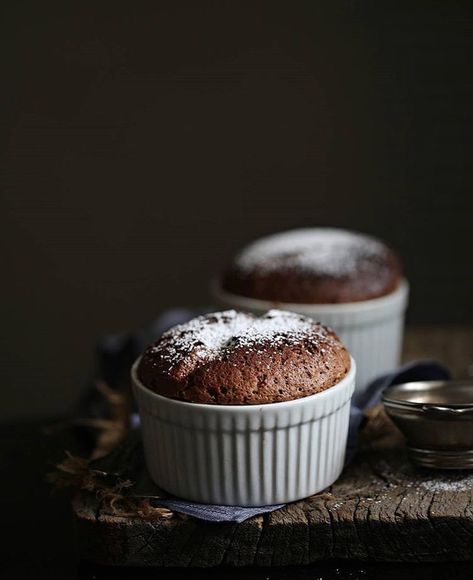 Mini Chocolate Cakes, Healthy Blueberry Recipes, Oreo Bars, Desserts Faciles, Mini Chocolate Cake, Strawberry Trifle, Vegan Pudding, Souffle Recipes, Chocolate Souffle