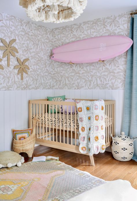 Beach Theme Nursery, Ocean Themed Nursery, Girl Nursery Themes, Baby Room Themes, Nursery Room Design, Baby Room Inspiration, Nursery Room Inspiration, Baby Room Design