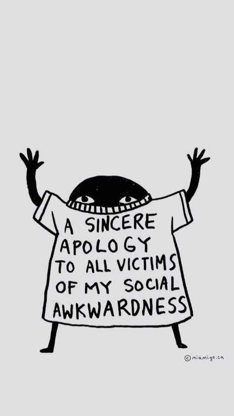 Socially Awkward Aesthetic, Mental Health Tatoos, Socially Awkward, Laura Lee, Cute Doodles, Art Show, Pretty Words, Pretty Quotes, Cat Memes