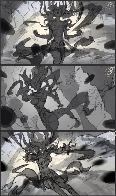 Composition Study, Style Development, League Art, Scene Inspiration, Thumbnail Sketches, Perspective Drawing Lessons, Dynamic Pose, Concept Art Tutorial, Splash Art