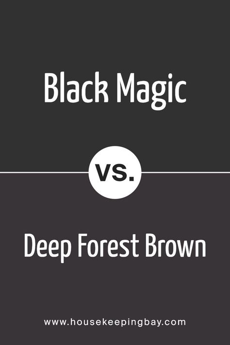 Black Magic SW 6991 by Sherwin Williams vs Deep Forest Brown SW 9175 by Sherwin Williams Forest Brown, Trim Colors, Neutral Paint Colors, Neutral Paint, Deep Forest, Dark Color, Accent Walls, Coordinating Colors, Black Magic