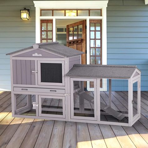 Rabbit Hutch Outdoor, Indoor Rabbit Cage, Wooden Chicken Coop, Outdoor Rabbit, Rabbit Stuff, Outdoor Rabbit Hutch, Rabbit Enclosure, Bunny Cage, Small Chicken Coops