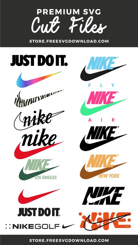 Nike Cricut Shirts, Cricut Svg Files Free Nike, Nike Vinyl Ideas, Vans Svg File Free, Brand Svg Free, Name Brand Logo Svg, Supreme Logo Cricut, Cricut Logo Ideas, Adidas Svg File Free