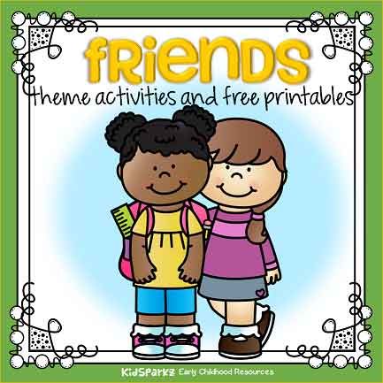 Friends Projects Preschool, My Friend Crafts Preschool, All About Friends Preschool, Learning About Friends Preschool, My Friends Theme For Preschool, Friends Theme Preschool Activities, Friendship Preschool Activities Free Printables, F Is For Friends Preschool, Friends Lesson Plans Preschool