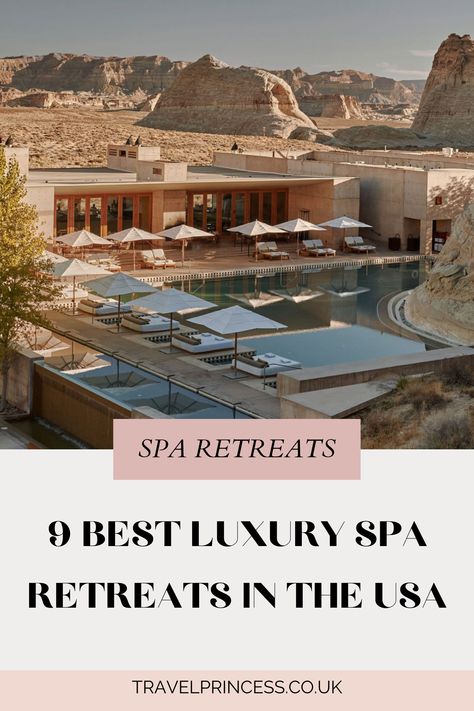 9 Best Luxury Spa Retreats in the USA Arizona Resorts, Spa Retreats, Spa Getaways, Spa Resorts, Spa Weekend, Spa Trip, Fun Deserts, Spa Retreat, Spa Vacation