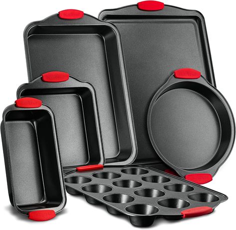 Baking Pans Set, Oven Pan, Nonstick Cookware Sets, Square Pan, Kitchen Oven, Baking Tray, Nonstick Cookware, Baking Set, Bakeware Set