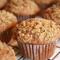 Banana Crumb Muffins - Allrecipes.com Best Banana Muffin Recipe, Muffins Blueberry, Crumb Muffins, Banana Crumb Muffins, Banana Muffin Recipe, Zucchini Muffins, Banana Nut Bread, Just Bake, Banana Nut