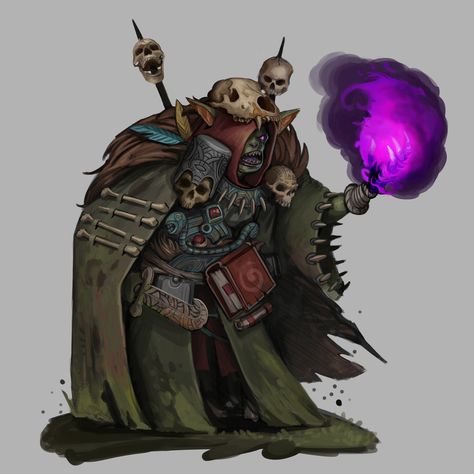 ArtStation - Goblin mage, Todd Ulrich Goblin Wizard, Half Orc, Goblin Art, Fantasy Wizard, D D Character Ideas, Forgotten Realms, Dnd Monsters, Character Inspo, Dungeon Master