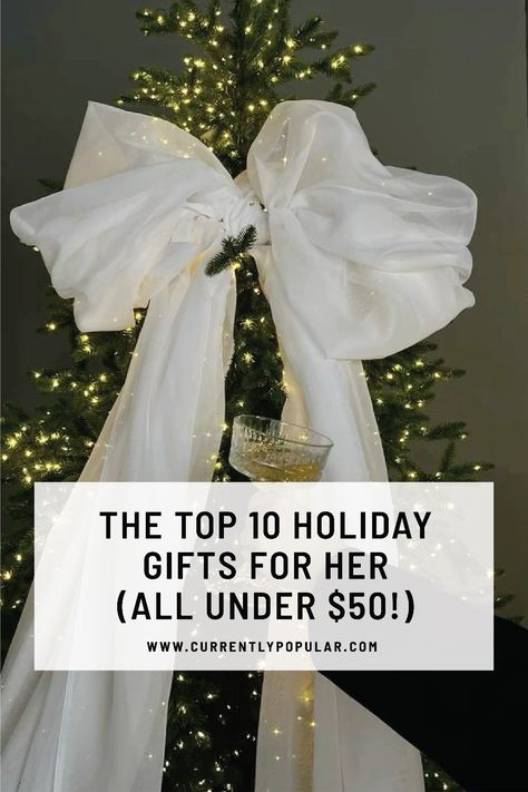 Looking for the best holiday gifts for her that won’t break the bank? Our list of top gifts under $50 includes luxe finds like the Jo Malone English Pear candle, stylish UNIQLO scarves, and beauty must-haves from Salt & Stone. Bougie Gifts For Her, Classy Gifts, Thoughtful Gift Ideas, Salt Stone, Unique Stocking Stuffers, Glam Gifts, Spa Day At Home, Elegant Gifts, Home Scents